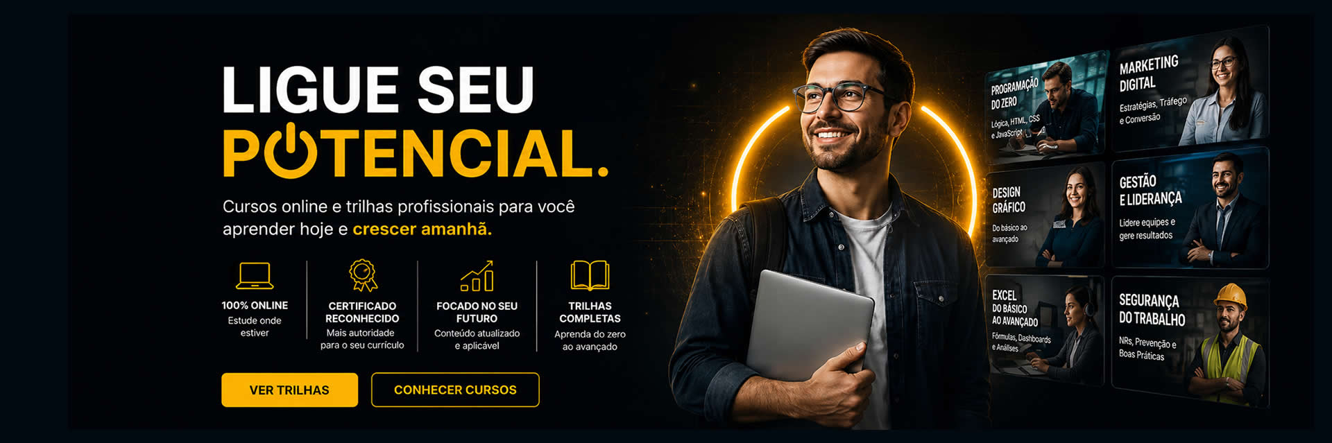 Ligue seu Potencial — Cursos online e trilhas profissionais
